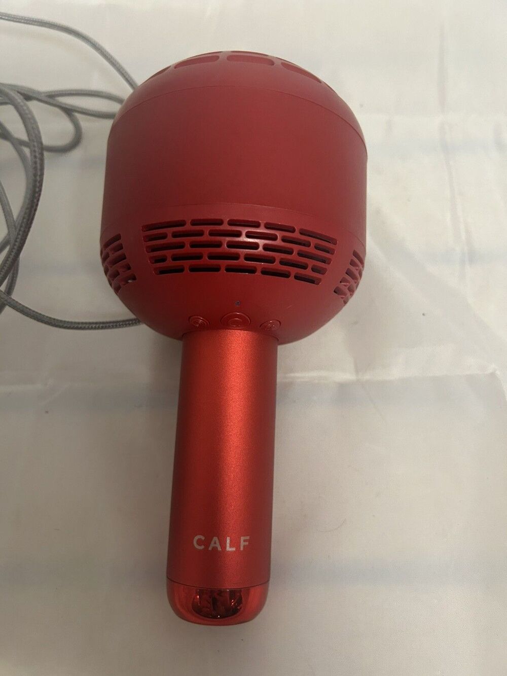 CALF Q5 Bluetooth Portable Wireless Karaoke Speaker Microphone Red Tested Works